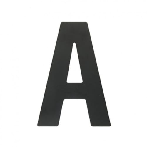 Chiffre Lettre Plat à Noir pour numéro de maison