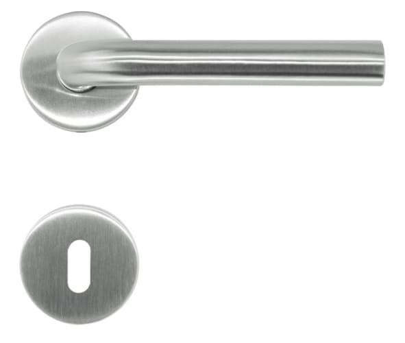 Poignée de porte Jive inox - 19mm R+E