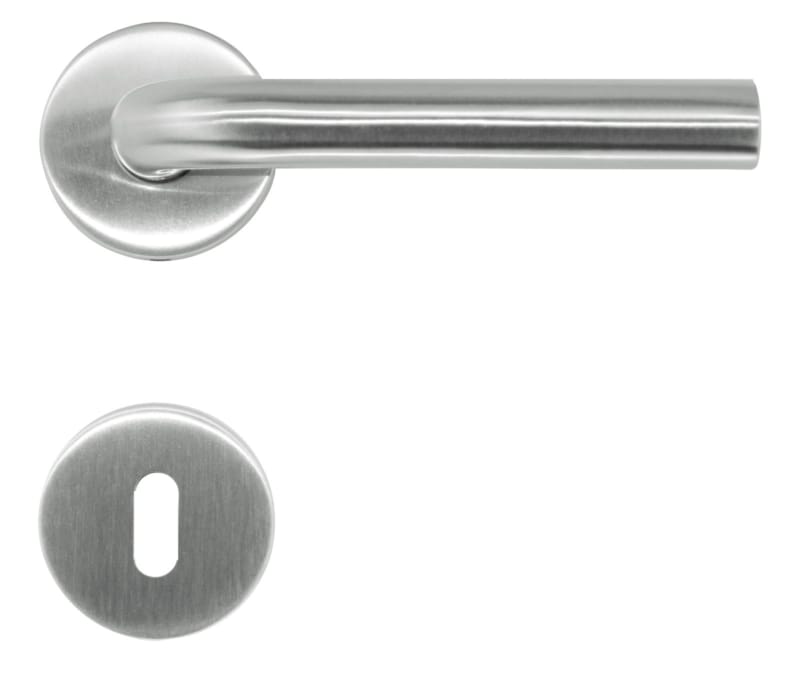 Poignée de porte Jive inox - 19mm R+E