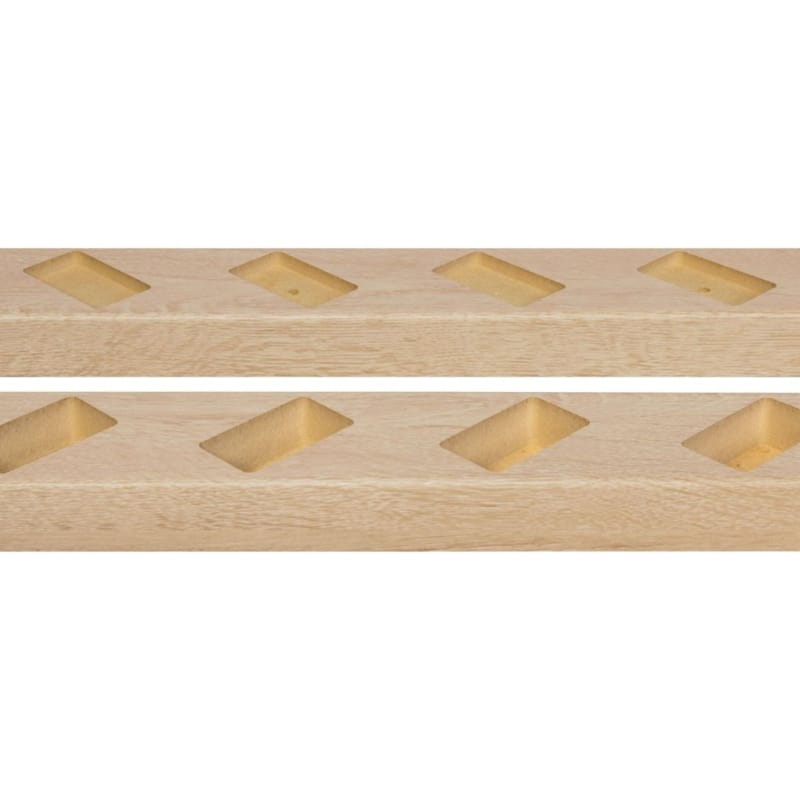 CanDo roomdivider profils sol et plafond 45° pour cloison - Chêne nature - 1000 mm