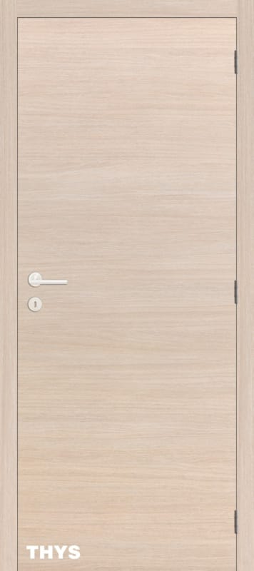 Kit porte Champagne alvéolaire S61 gauche/droite 83 cm + chambranle n°23 + joint acoustique
