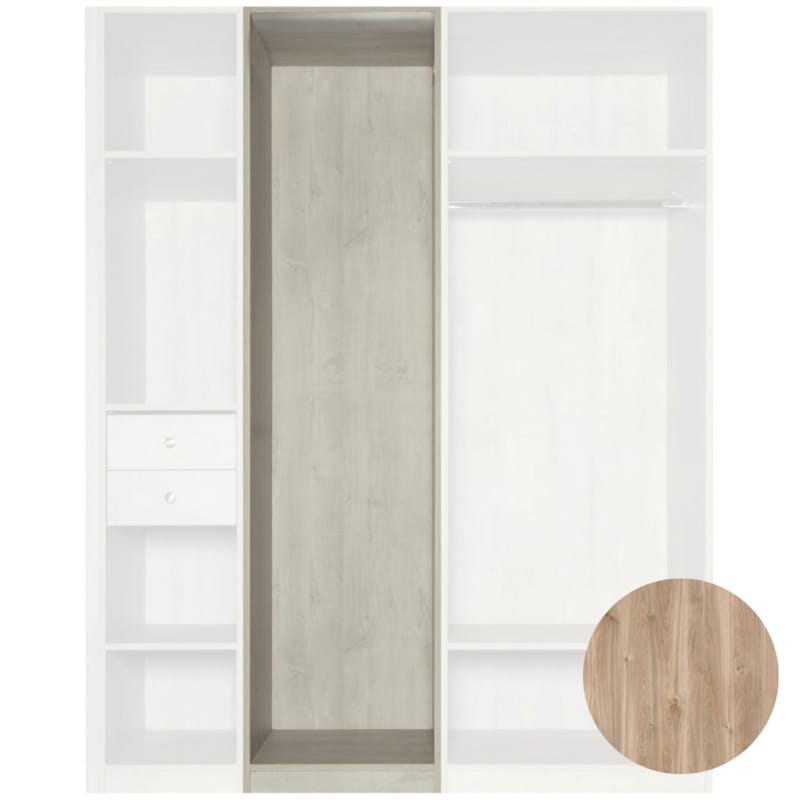 MOKI ESPACE meuble chêne castello 2200x550x570 mm
