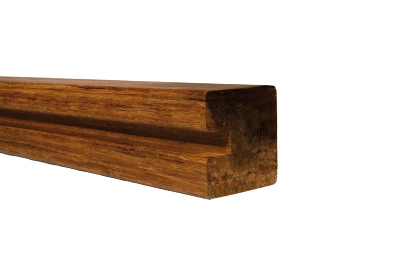 Bambou fencing poteau finition 70 x 70 mm x 2.50 m