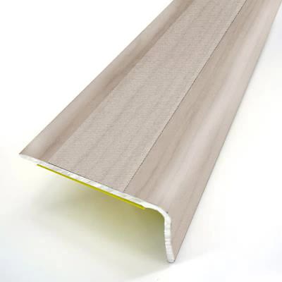 Nez de Marche Déco Adhésif Bouleau Blanc 36x24x950 mm