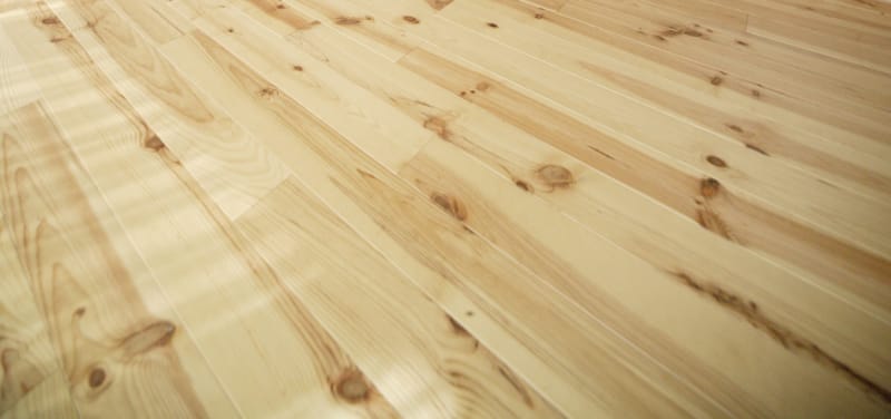 FP Bois plancher massif pin des Landes brut - Qualité charpente - 21 x 120 x 2000 mm