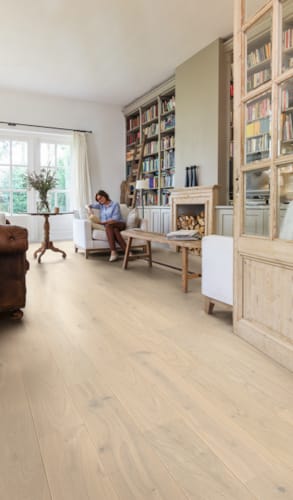 Quick-Step parquet semi-massif Cadenza - Chêne blanc antarctique verni extra mat 3860 - 13