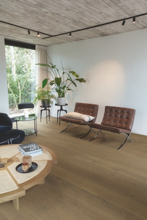 Quick-Step parquet Cascada - Chêne marron vieilli extra mat 5676 - 13 x 190 x 2200 mm