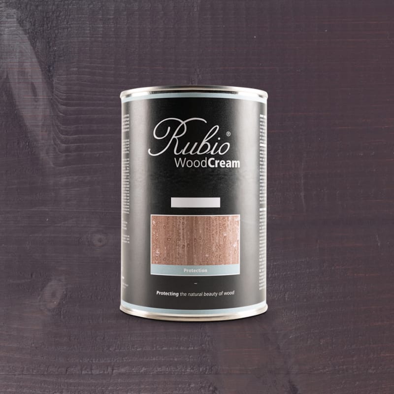 Rubio WoodCream Protection Extérieure Burned Chocolate   - 1 L