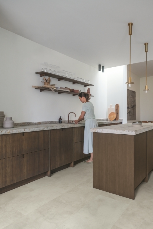 Parquet stratifié Quick-Step Muse - Gris ciment 5488 - 8 x 396 x 1200 mm