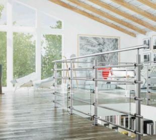 Kit Pure Titanium Fixation Au Sol Alu Anodisé 150 cm