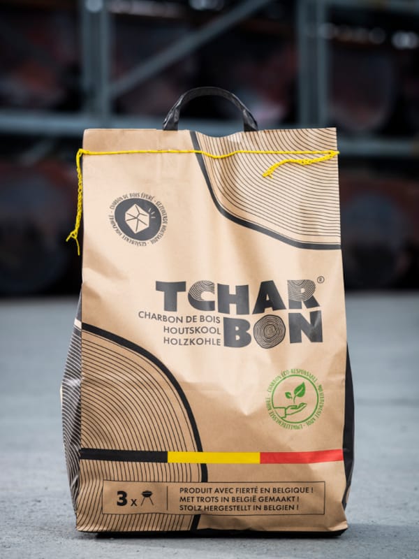 TCharbon charbon de bois 100% belge - 3 kg