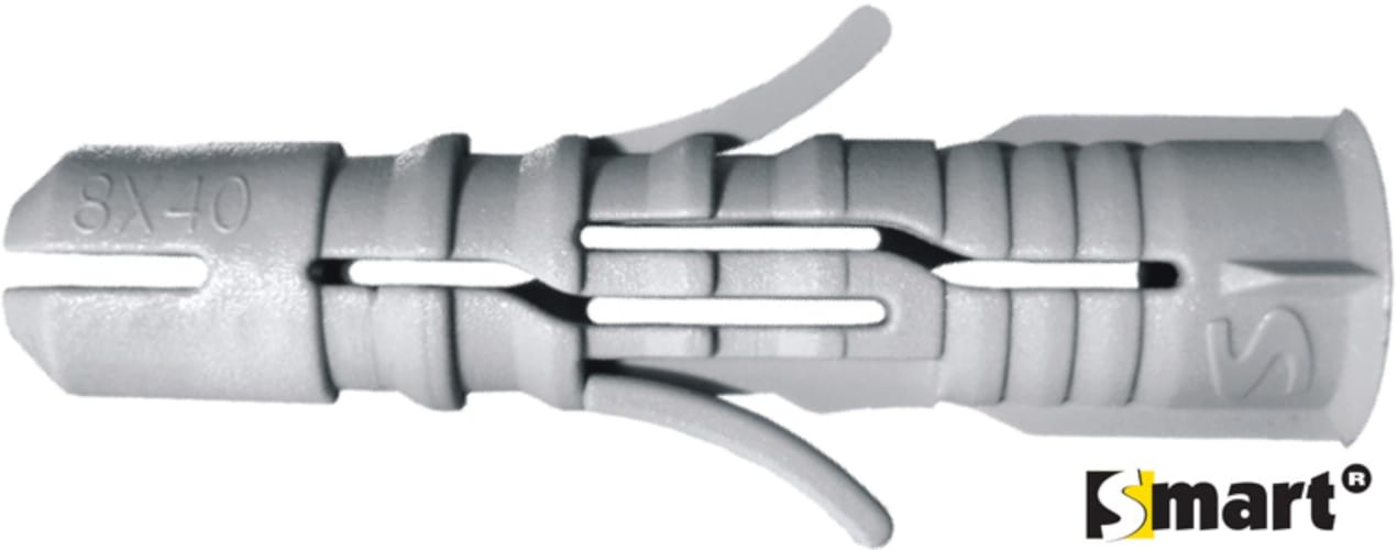 Cheville SMART multifonctionnelle BP nylon - 12 x 60 (4 pces)