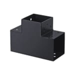 Suki connecteur 91 x 91 mm en T angle 90° pour poteau bois 90 x 90 mm