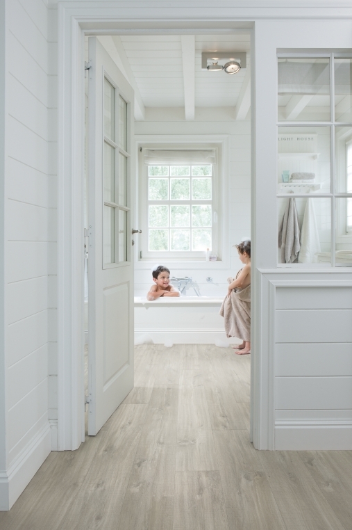 Quick-Step vinyle Livyn Alpha Vinyl Blos 4+1mm - chêne canyon gris avec traits de scie 400