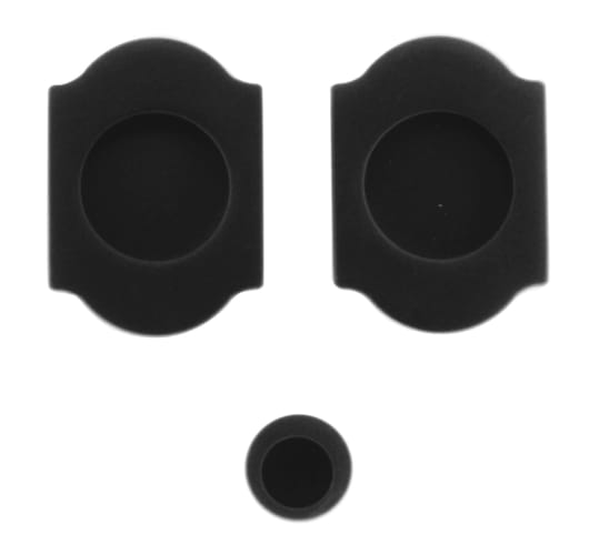 Coquille à encastrer fra retro carrée - Noir