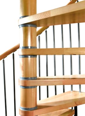 Vega - Escalier spirale - Hêtre massif - 120 cm