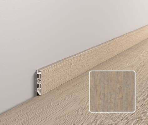 Plinthe moderne Coretec ESSENTIALS - Waterton Lakes Oak - 39604 - 13 x 58 x 2400 mm