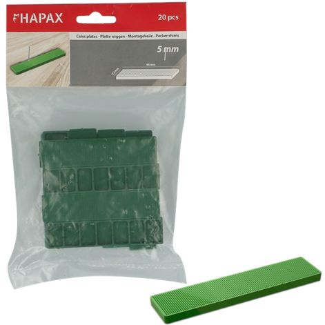 Cales plates 5x22X95 | 20 pcs