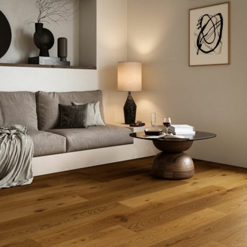 Parquet semi-massif Chêne brun nature Bill - 14 x 190 x 1920 mm