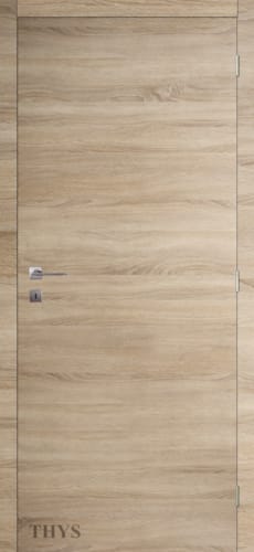 Kit porte S69 - Chêne authentique - Âme alvéolaire - 201,5 x 73 cm