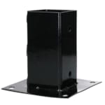 Support piquet avec patte - 71 x 150 mm BlackTop