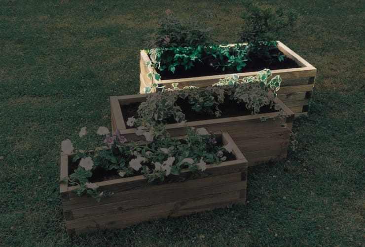 Bac à fleurs - Rectan 110cmx60cmx35cm