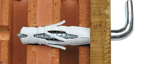 Cheville SMART + gond à vis/fente - 10 x 50 NZN (4 pces)