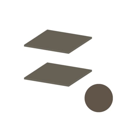 MOKI ESPACE tablettes mobiles latté 550 mm - 2 pc