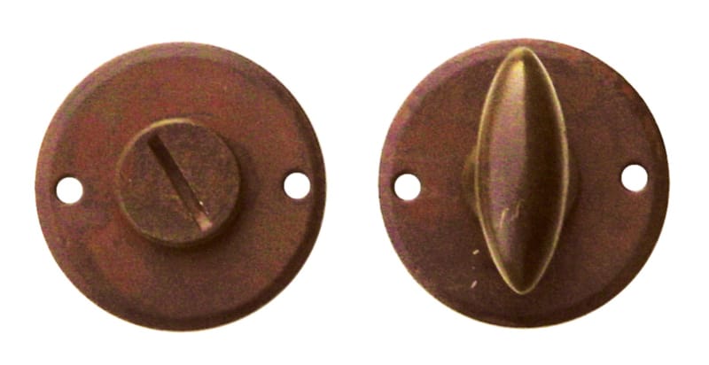 Garniture WC Rond - Rouille