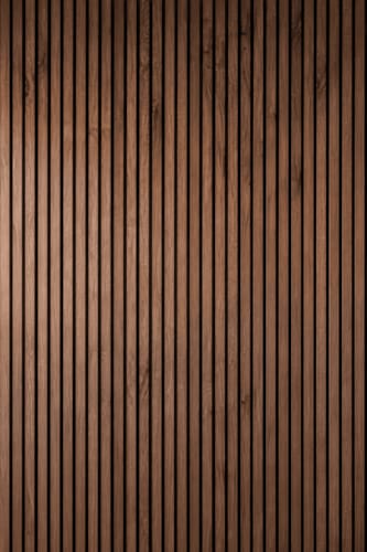 Panneau mural Maestro Latt Matte Black avec 7 lattes Castle Oak - 20 x 300 x 2770 mm