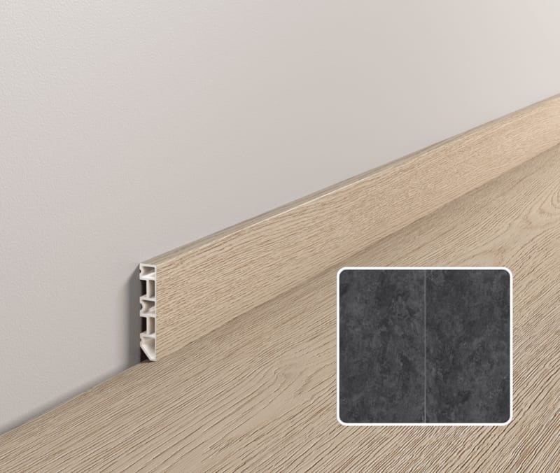 Plinthe moderne Coretec ESSENTIALS - Mensa - 31858 - 13 x 58 x 2400 mm