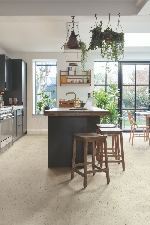 Quick-Step vinyle Livyn Alpha Vinyl Illume - Béton galet 40276 - 6 x 428 x 856 mm