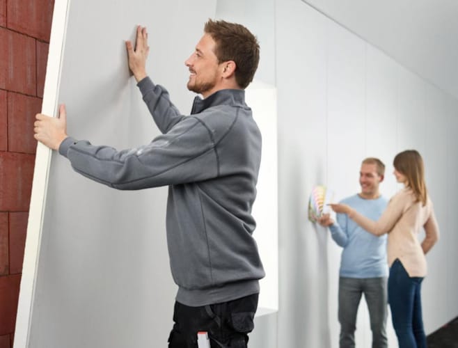 Eurothane G plâtre + Polyuréthane - 260 x 120 cm - 12 + 100 mm