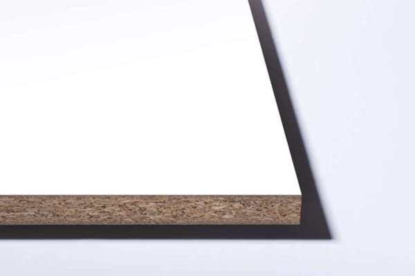 Kronodesign panneau aggloméré mélaminé blanc - 2500 x 1250 x 12 mm