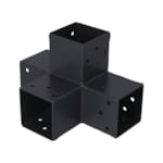 Suki connecteur 71 x 71 mm angle 90° 4D pour poteau bois 70 x 70 mm