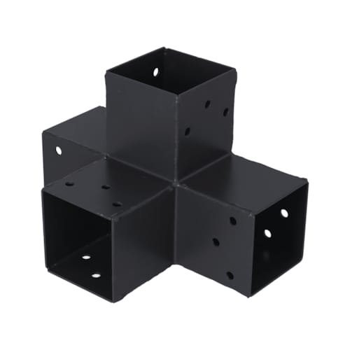 Suki connecteur 71 x 71 mm angle 90° 4D pour poteau bois 70 x 70 mm