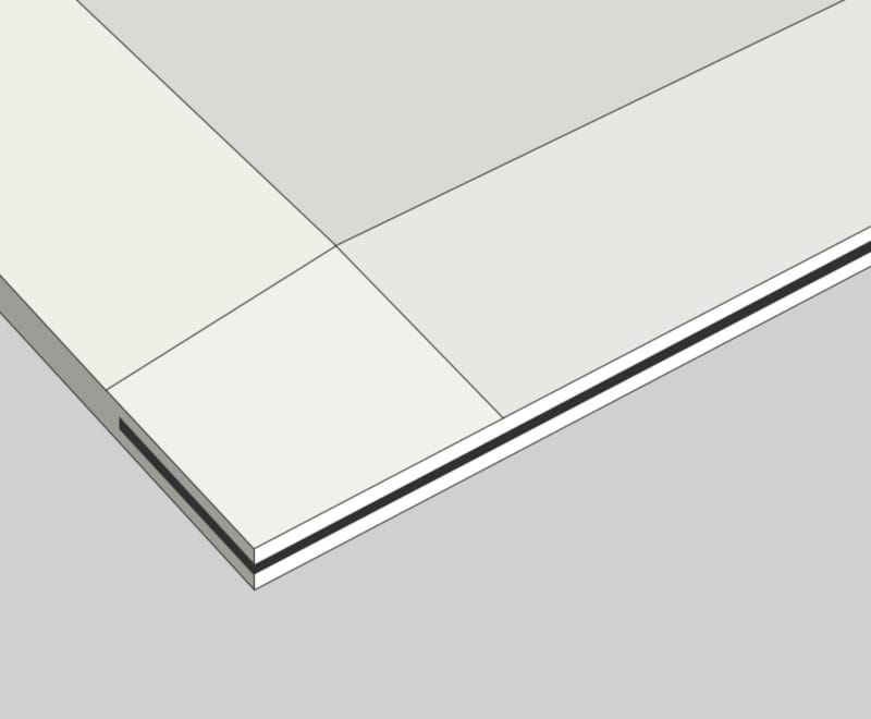 Plaque Gyproc A 12,5mm 250x60cm 4 ABA