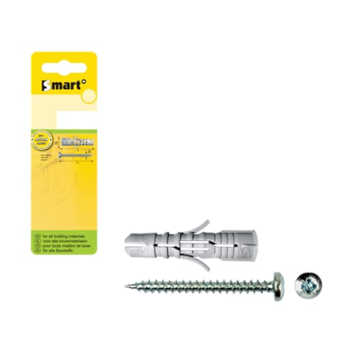 Cheville SMART "BP" + vis TC Ø6 x 30 NZN (10 pces)