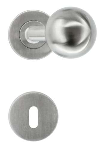 Poignée de porte BS Shape Inox - 50mm R+E