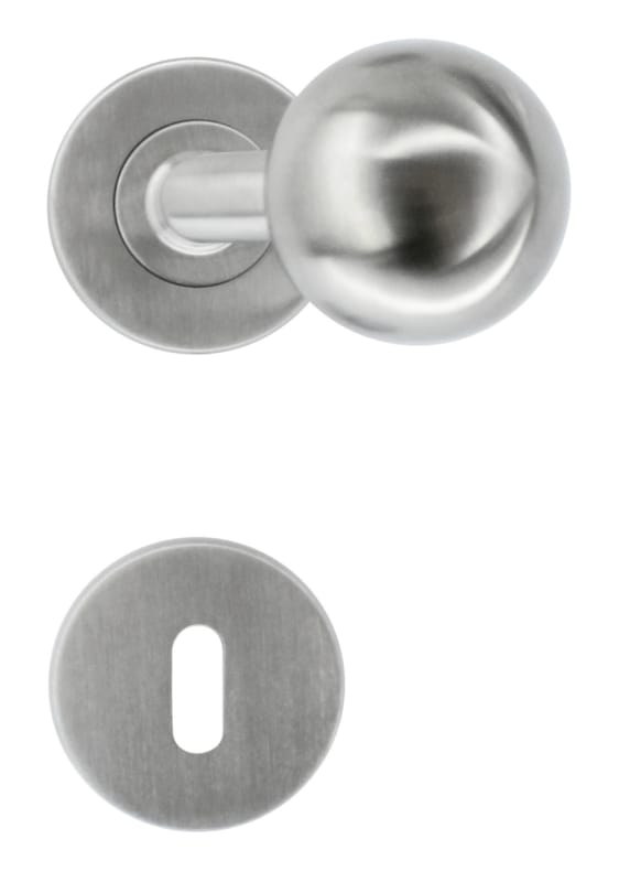 Poignée de porte BS Shape Inox - 50mm R+E