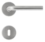 Poignée de porte Jive inox - 16mm R+E