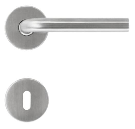 Poignée de porte Jive inox - 16mm R+E