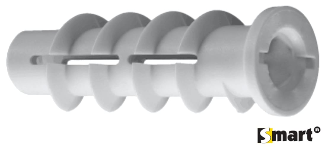 Cheville SMART béton cellulaire nylon - M6 x 50 (blister 4 pces)