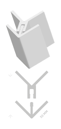 Profilé Dumaclin Click De Coin Alu 2,5 m