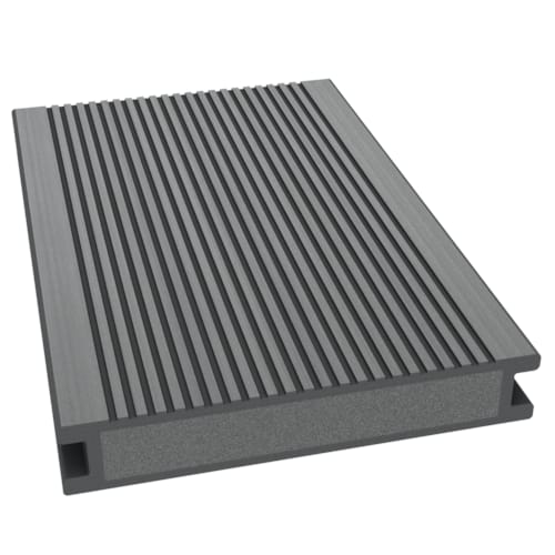 Duofuse Planche Pleine Rainure Fin/Brossée brun tropical 162x28x4000 mm