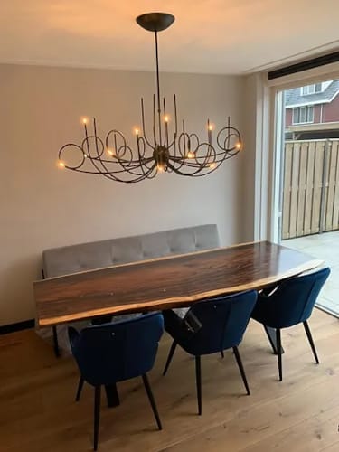 Plateau de table massif en suar - A4 - 80 x 900 x 2600 mm