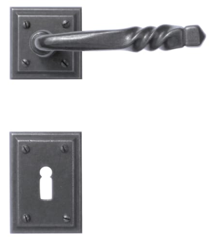 Poignée de porte Harmonie Fer carré - R+E