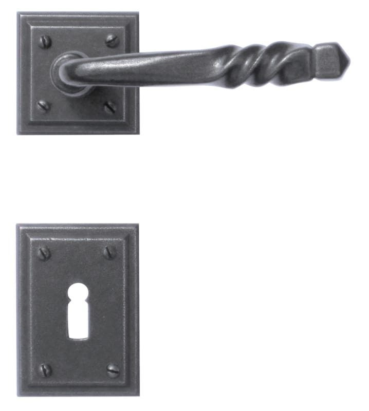 Poignée de porte Harmonie Fer carré - R+E