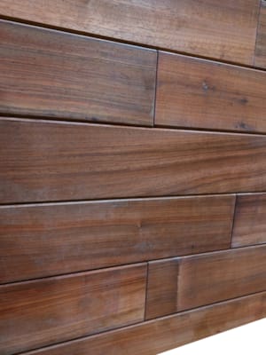 Bardage padouk rainuré-languetté - 14 x 145 (130 mm utile) x 1500 mm