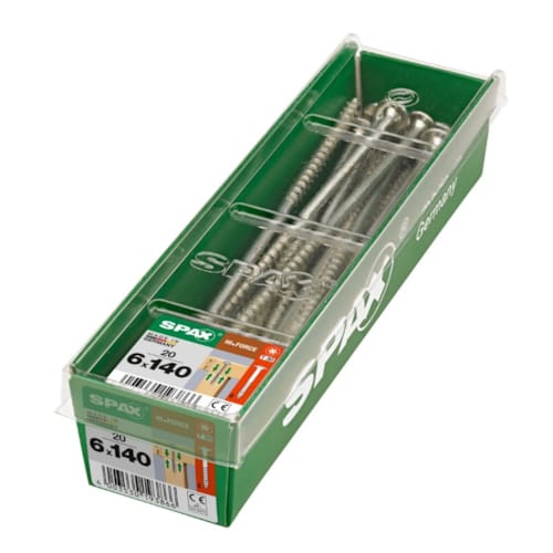 SPAX vis HI.FORCE WIROX - 6x140 L (bte 20 pces)